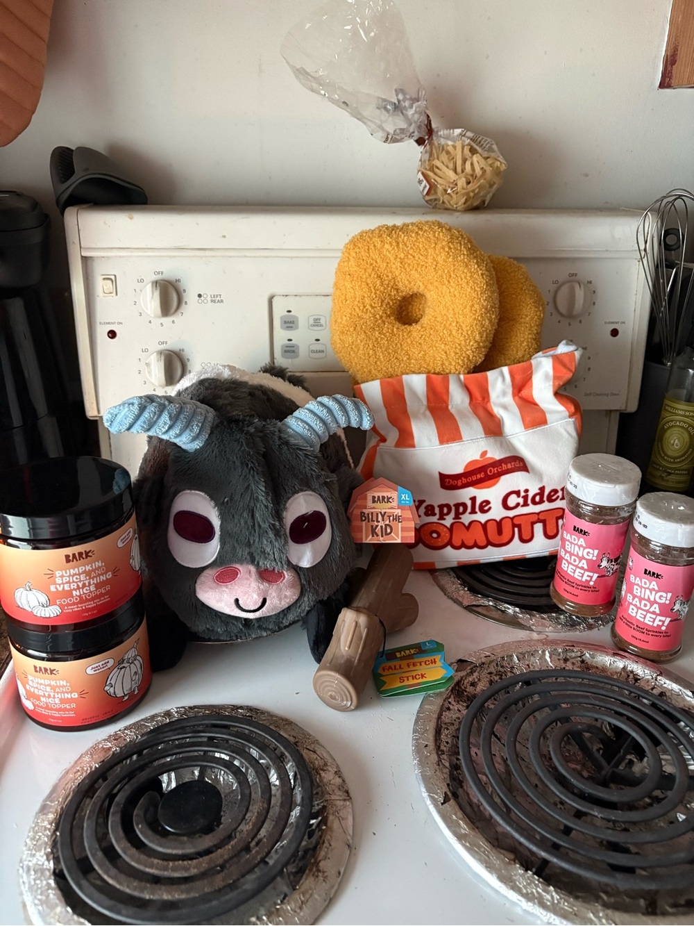 BarkBox box of treats and toys worth over 100$$